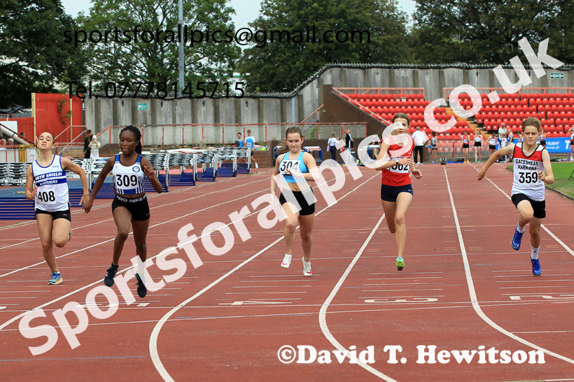 100 metres, Gateshead Tartan Games.  Photo: David T. Hewitson/Sports for All Pics